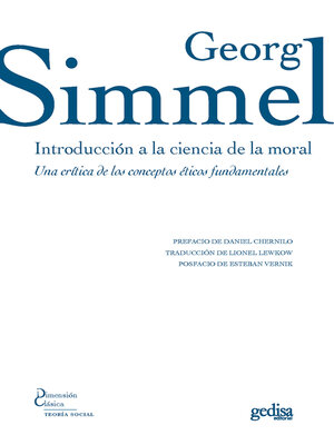cover image of Introducción a la ciencia de la moral